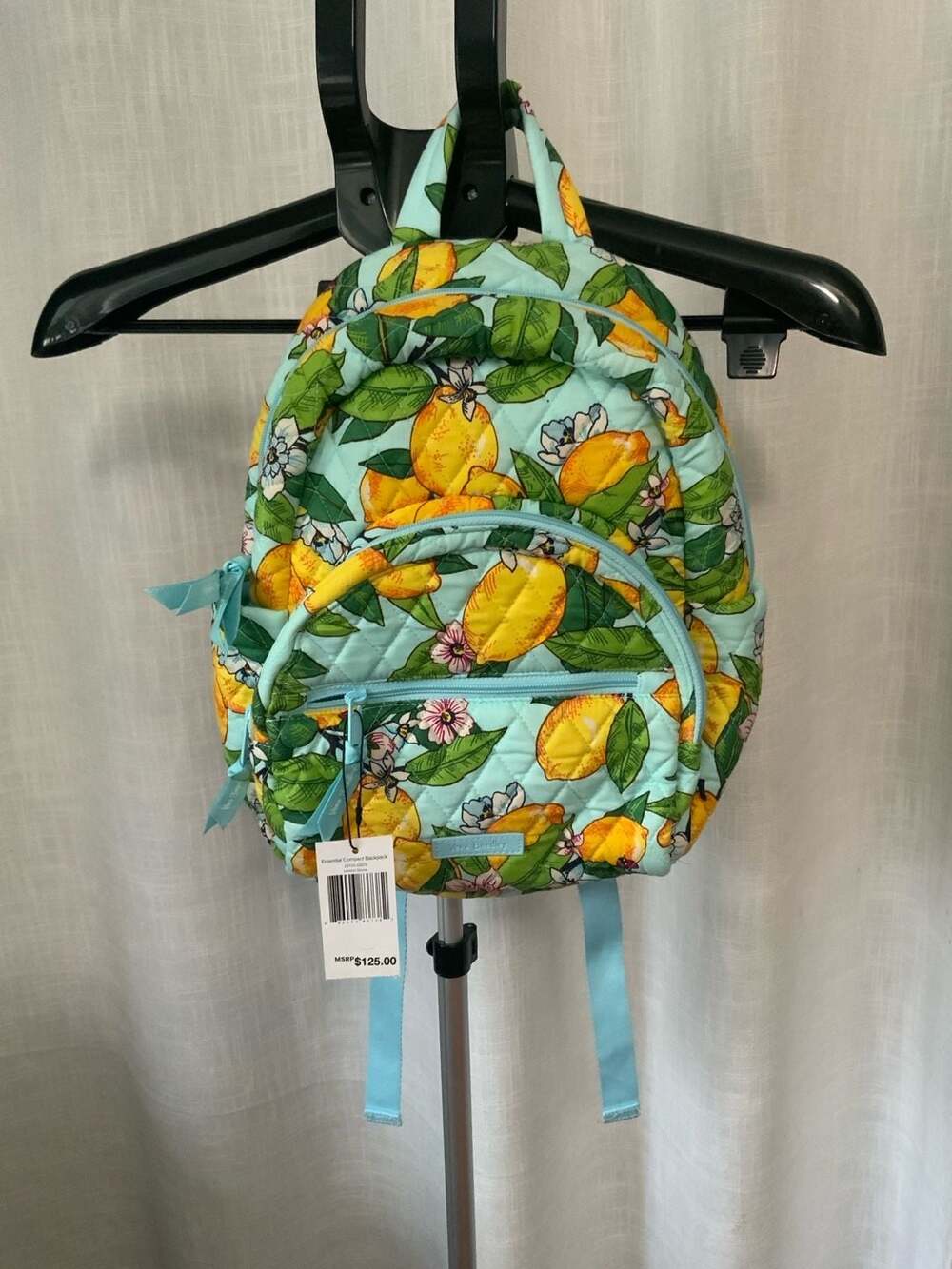 Vera Bradley Essential Compact Backpack Lemon Grove